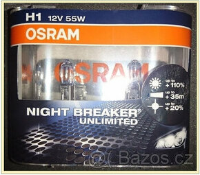 Nové OSRAM H1 12V 55W NIGHT BREAKER blistr - 2ks - 1