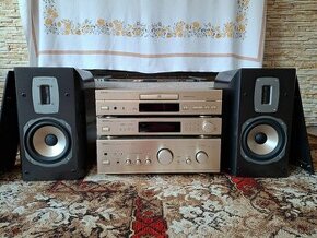 HIFI systém Denon + repro Quadral