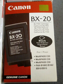 Inkoustová cartridge Canon BX-20, černá, originál - 6 kusů