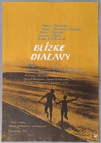 Slovenský filmový plakát  A3 - Blízke Dialavy