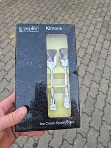 Lžičky - Zepter Kimono Ice Cream Spoon 6 pcs