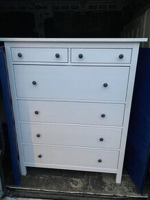 IKEA Hemnes komoda se 6 zásuvkami - bíl. mořidlo