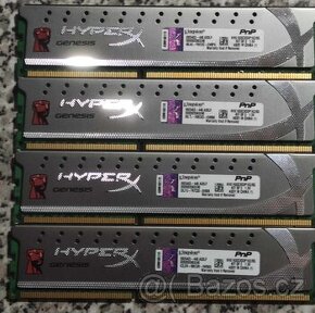 4x4GB DDR3 1600 (16GB DDR3 1600) CL9 1,5V bez XMP HyperX