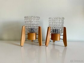 2x stolní lampa Dřevo Humpolec typ 107 / S Brusel