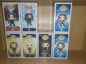 Black widow & winter soldier funko pop