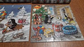 Puzzle Krteček a Vánoce; Krteček a Zima