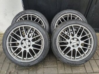 Alu kola 5x100 r17 8j et35 zimni pneu 215/45/17