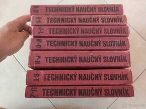 Technický naučný slovník .- komplet 7 dílů