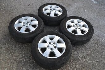 Alu kola Škoda Octavia II 5x112 + letní pneu 195/65R15