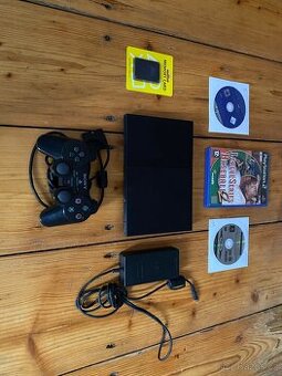 Playstation 2 PS2 konzole 3x hra, ovladač