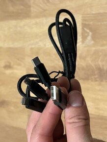 Nabíjecí datový kabel Lightning, USB-C, mini USB