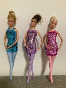 3 panenky Barbie Mattel baletky - 1