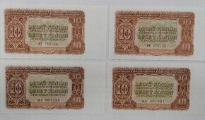 10korun Československých 1953 UNC - 1