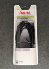 Propojovací kabel Hama Micro USB 3.0, 1.80 m, stíněný