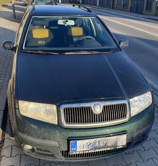 Škoda Fabia I kombi 1.4 16v 55kW, garážovaná