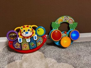 Multifunkční piáno Fisher-Price + bubínky Bright Stars