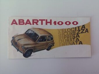 Fiat Abarth 1000 TC Berlina - prospekt.