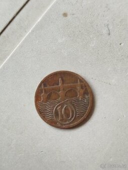 Mince 10 haléř 1928