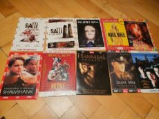 DVD - SAW, KILL BILL, Zelená Míle a spousta dalších