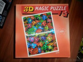 Magické puzzle s 3D efektem-Berušky