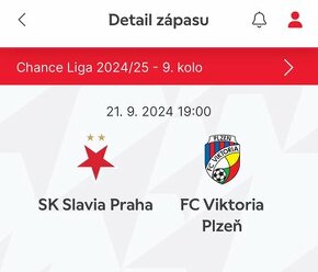 Slavia - Plzen 2xlistek sektor 116