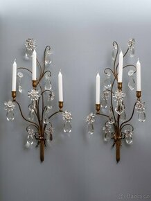 Nástěnné lampy na svíčky 19. století - 1