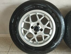 ALU Enzo 4x100 r14x6j ET 38, 185/70/14 nové Nexen