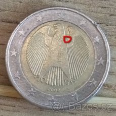 2 Euro Nemecko 2002 F - pšeničnoražba