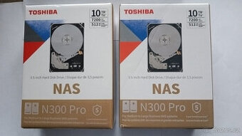 Nový NAS HDD Toshiba N300 PRO 10 TB (CMR)