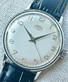 Československé Retro Vintage hodinky PRIM Elegant Chrom 1966