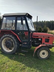 Zetor 5011,kára,dvoububnová rotačka - 1