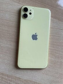 Iphone 11 housing zadní kryt original žluty