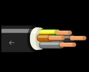 Kabel CYKY J 4x10  16metru