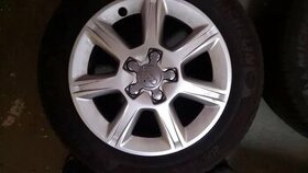 orig.alu kola Audi 16"+ letní pneu Michelin 205/55/16