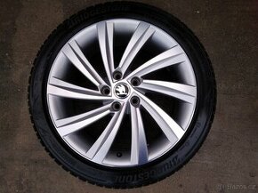 Prodám orig. alu zimní sadu 18" Škoda Octavia IV - 1