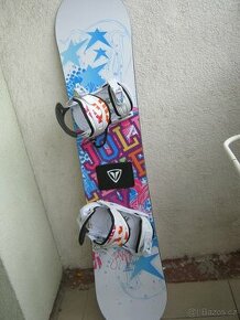 Dívčí Snowboard FIREFLY,délka 125 cm +vázání Firefly - 1