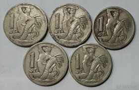 Mince 1 koruna 1924 Československo - 1