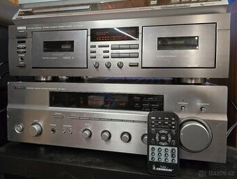 Yamaha RX - 397 s DO, RECEIVER a Deck KX-W 482