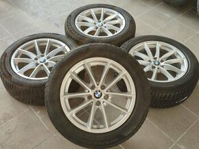 Zánovní originál ALU kola BMW 17" 5x112 ET27 pneu 225/55/17 - 1