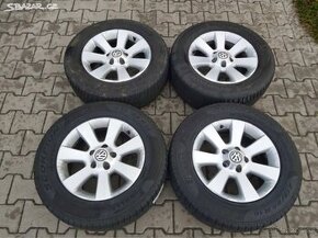 4x al kola 5x112 16 + pneu zimní 215/65 R16 - 1