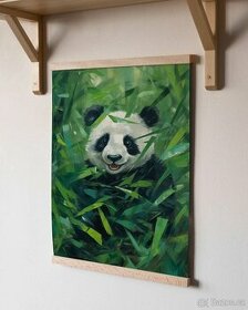 Obraz na stěnu plátno (panda)