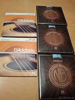 Struny na akustickou kytaru zn d`Addario - 1