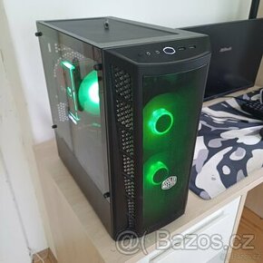 Herní pc rtx 3070 r7 5 7500x 32gb ram+klávesnice a myš