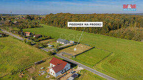 Prodej stavebního pozemku 1250 m² v obci Prodašice