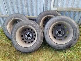 Letní pneumatiky 165/70 R13 na discích 5Jx13