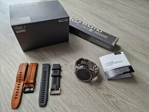 Garmin Fénix 7 Sapphire Solar Silver Titan,voucher TopoCzech