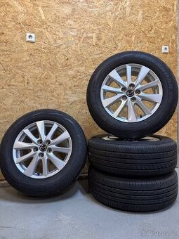 Originál alu MAZDA - R17” 5x114,3 + Yokohama letní pneu 90% - 1