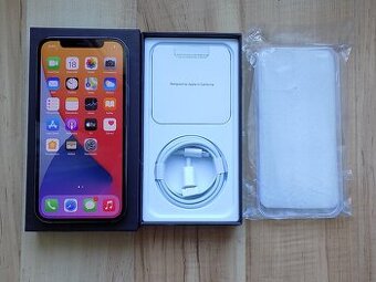 APPLE iPhone 12 Pro 256GB Graphite - ZÁRUKA - TOP STAV