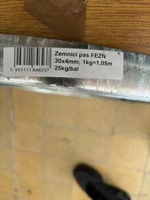 Zemnící pás FeZn 26,25 m