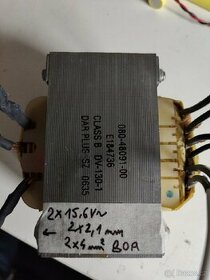 Prodám transformátor 230V / 2x 15,6V AC 80A - 1